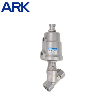 Pneumatic Standard 2-Port Externally Controlled Stainless Steel Angle Seat Valve
